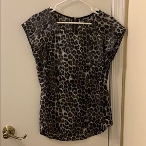 Express Leopard Print Blouse